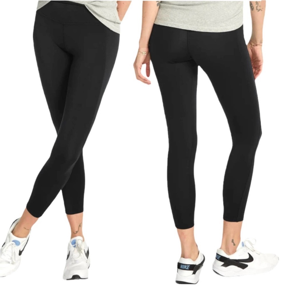 American Giant Black Crop Legging Size 10
